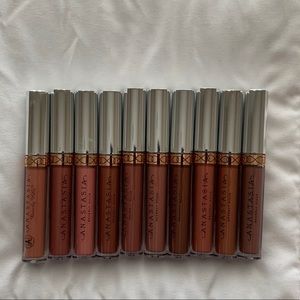 NEW ABH Liquid Lipstick LOT of 10- Deep Neutrals